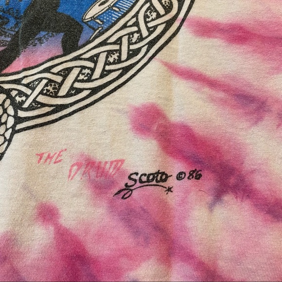 Super Rare Vintage 80's Grateful Dead Tie-Dye - Picture 6 of 10